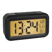 Lumio Digital Alarm Clock with Thermometer